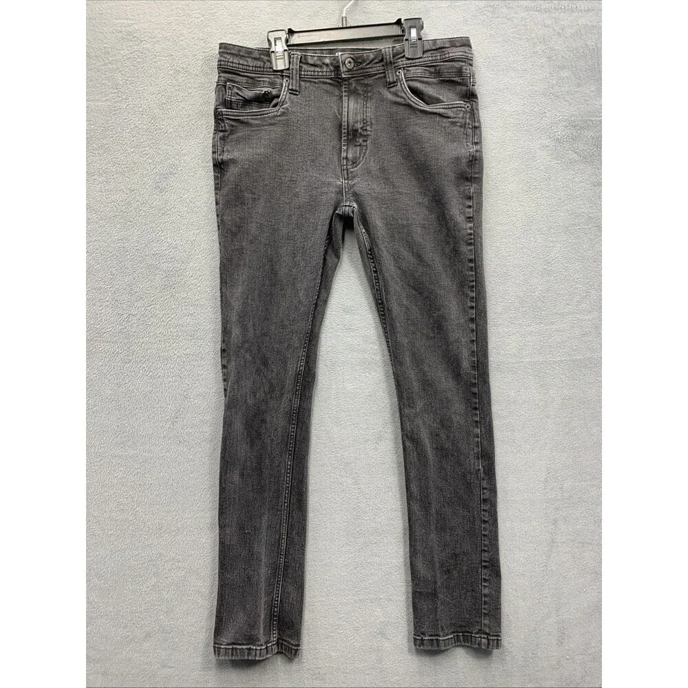 Kenneth Cole New York  Denim Jeans Men's Slim Fit Black Size 32X32 - Picture 3 of 16